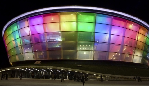 Image of SSE/OVO Hyrdro Arena in Glasgow, UK